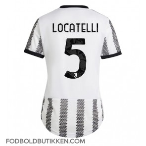 Juventus Manuel Locatelli #5 Hjemmebanetrøje Dame 2022-23 Kortærmet
